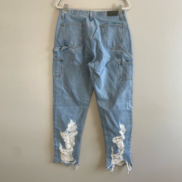 Carmar Size 29 Rhea Jeans Destroyed Distressed Light Wash - Picture 2 of 7